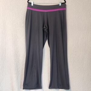 Nike Pants Womens XL Gray Dri-FIT Bootcut Yoga Athletic Stretch 404946-066